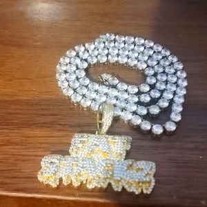 Icey chain w/ FATSTACKZ pendant